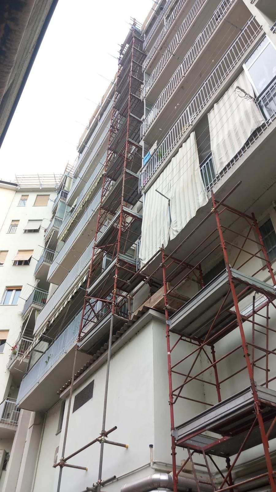 Installazione ponteggio per facciata – Basaluzzo e dintorni